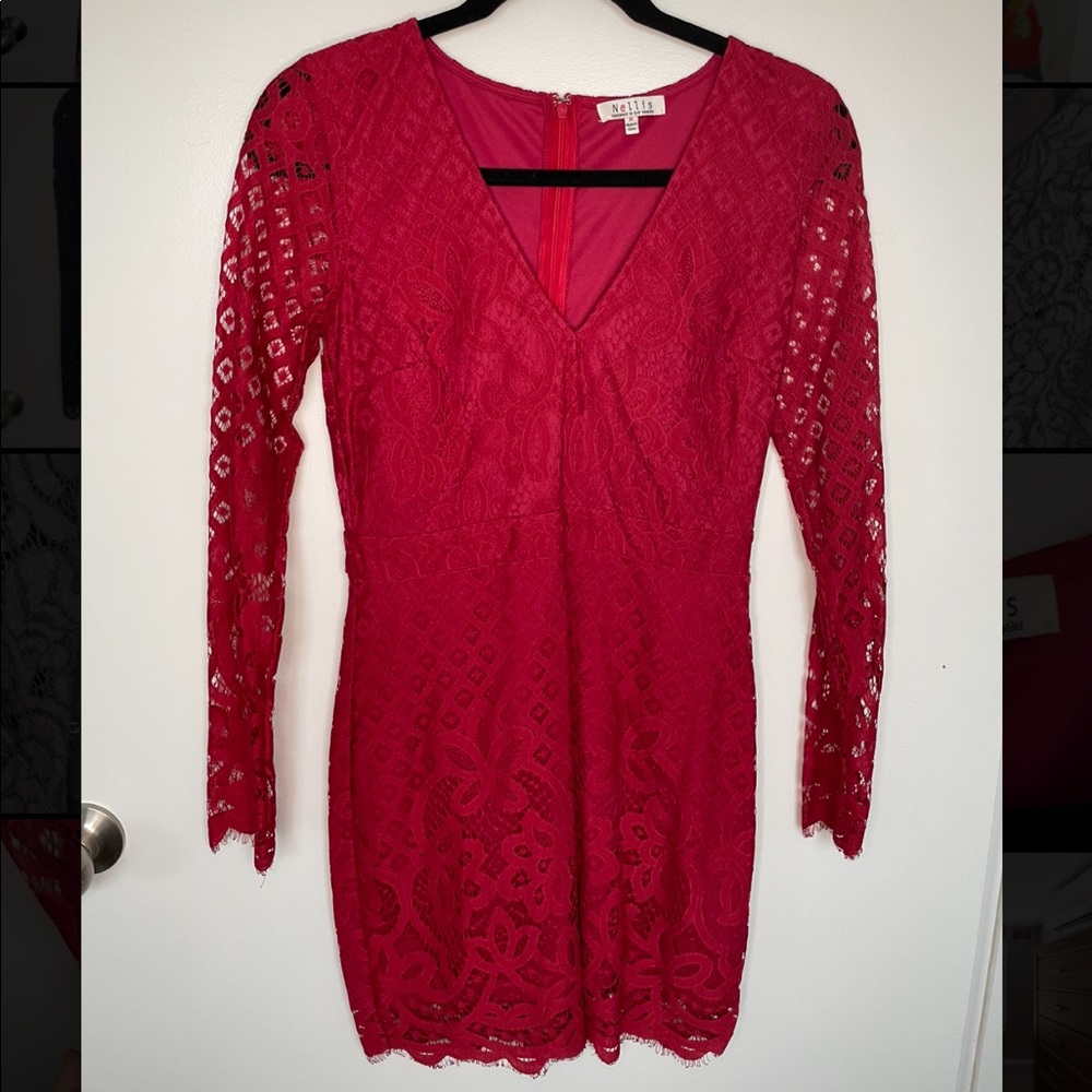 Lulus ❤️ Red ❤️ Lace Mini Dress